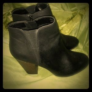 Fergalicious Faux Leather Ankle Boots